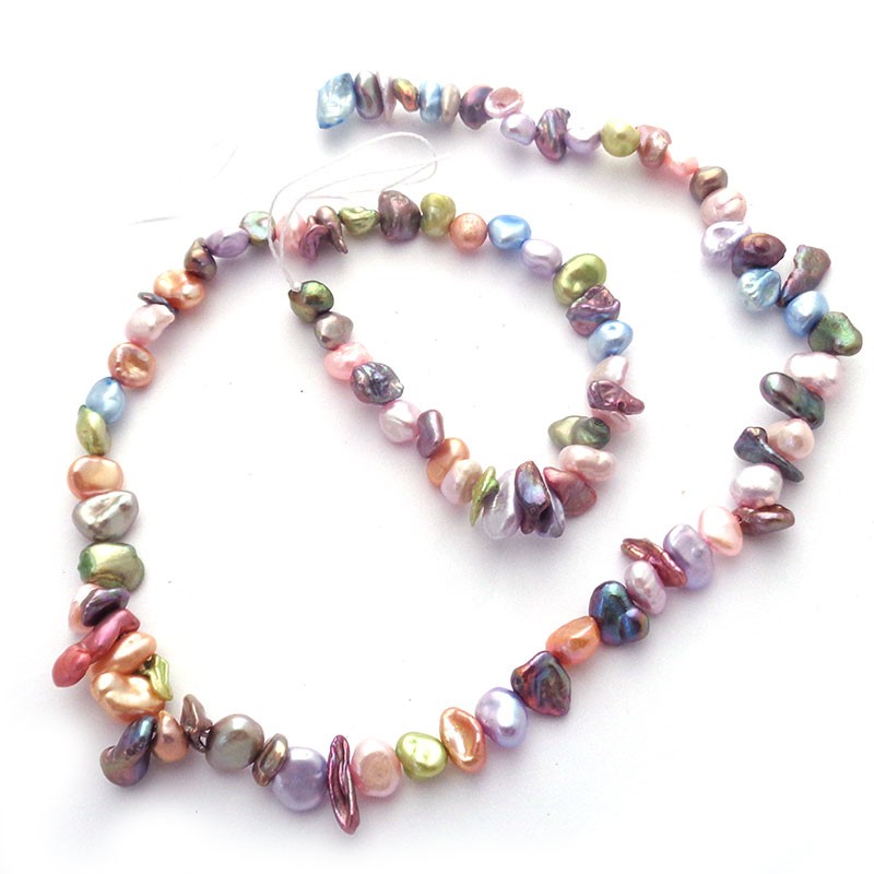 Keishi Cultured Freshwater Pearl Beads 5mm (38cm) Mixed