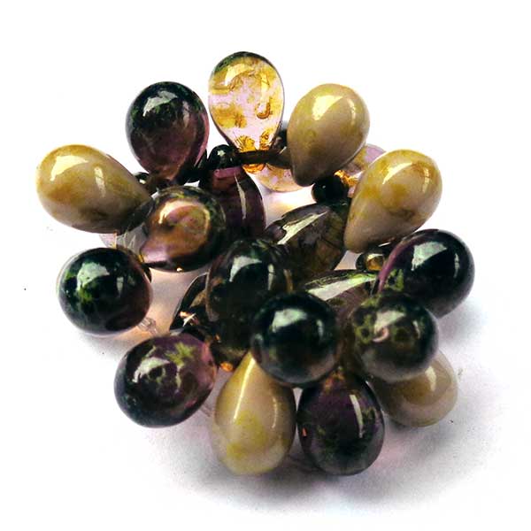 Czech Glass Beads Drop Small Top Drill 9x5x5mm (25) 148