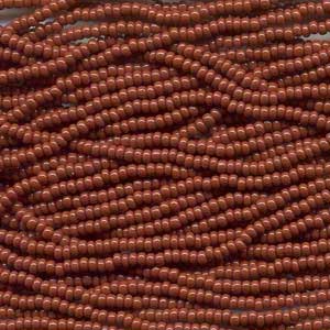 Czech Seed Beads Mini Hank Size 8/0 - Opaque Brown