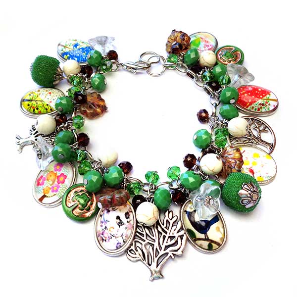 Jewellery Beading Kit Charm Bracelet Autumn