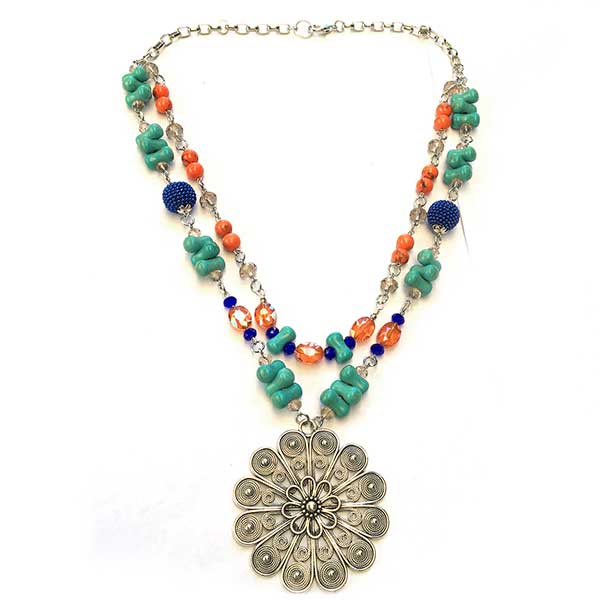 Jewellery Beading Kit Colourful Swirl Necklace
