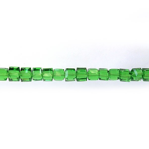 Imperial Crystal Bead Cube 6x6x6mm (80) Fern Green