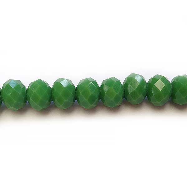 Imperial Crystal Bead Rondelle 3x4mm (145) Opaque Green
