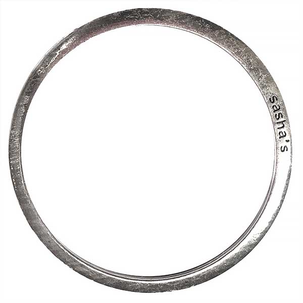 Cast Metal Pendant Ring Hoop X-Large 73mm (1) Antique Silver
