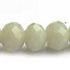 Imperial Crystal Bead Rondelle 4x6mm (95) Opaque Vintage Off White