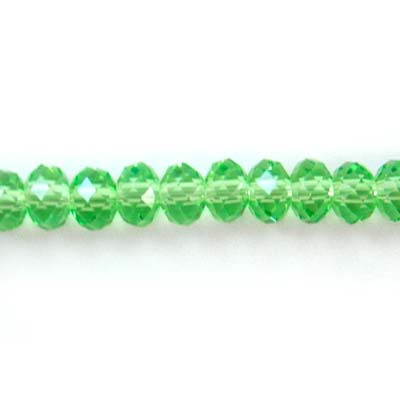 Imperial Crystal Bead Rondelle 6x8mm (68) Peridot