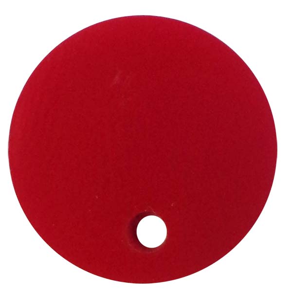 Jewellery Components Laser Cut Acrylic Circle w/Hole 15mm (1) Opaque Red