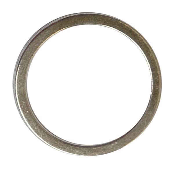 Cast Metal Ring Plain Smooth 24mm (10) Antique Silver