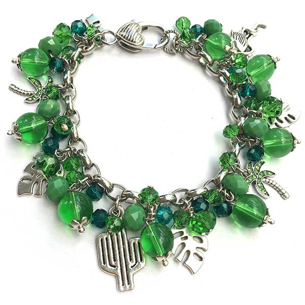 Jewellery Beading Kit Charm Bracelet - Tropical Summer