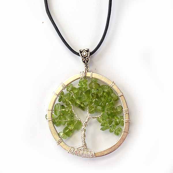 Jewellery Beading Kit Gemstone Tree of Life Pendant Necklace