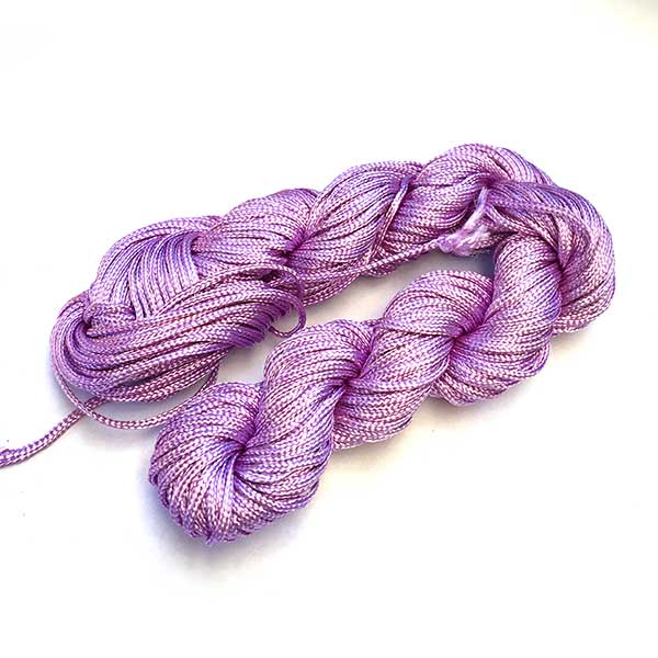 Nylon Cord 1mm - 22 Metres - Violet Orchid