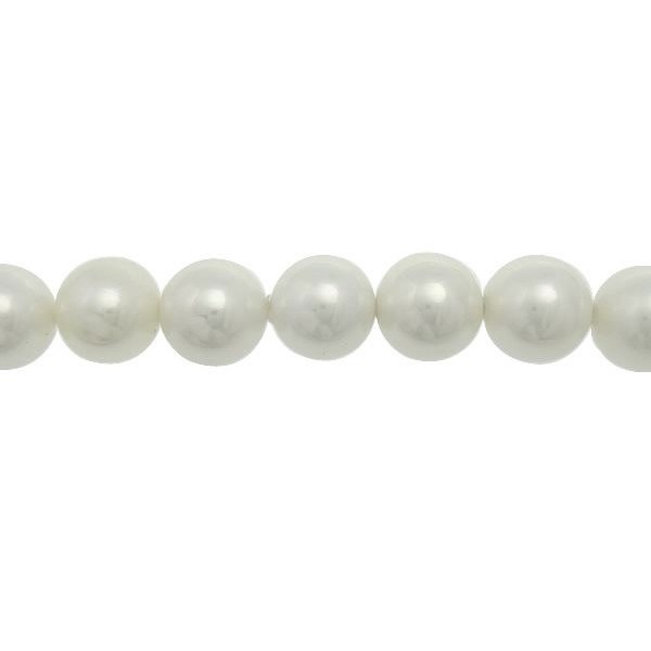 South Sea Shell Pearl Beads Grade A 8mm (48) White