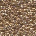 Czech Seed Beads Hanks 11/0 Bronze-Lined Crystal AB