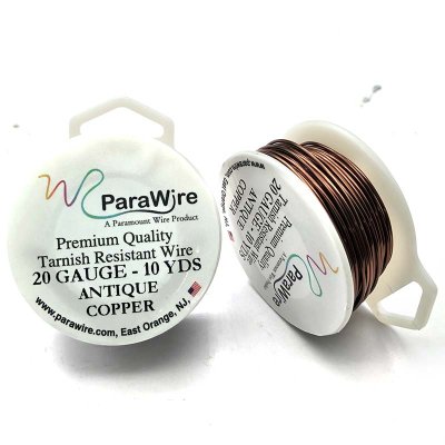 Parawire Non Tarnish Antique Copper 20GA 10 Yards - 9.1 Metres