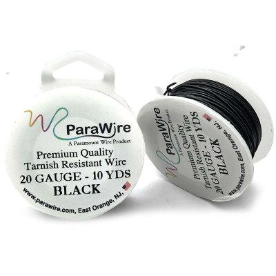 Parawire Non Tarnish Black 20GA 10 Yards - 9.1 Metres