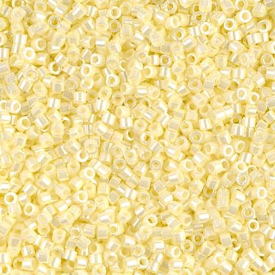 Miyuki Delica Seed Beads 11/0 Bag (5 Gm) DB1531 Opaque Pale Yellow Ceylon
