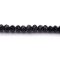 Imperial Crystal Bead Rondelle 3x4mm (120) Black