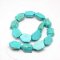 Turquoise Synthetic Beads Buddha Head 29x20x13mm (10) Blue