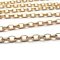 Chain Brass Chain Oval 7x5x2mm (1 Metre) Gold - Premium Quality - Perfect for charm bracelets