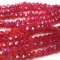 Imperial Crystal Bead Rondelle 4x6mm (95) Red Garnet