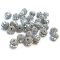 Kashmiri Style Beads Rondelle 12x11mm (1) Style 00MIS-X Silver