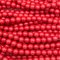 Howlite (Synthetic) Beads Round 8mm (50) Red