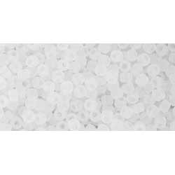 Japanese Toho Seed Beads Tube Round 11/0 Ceylon Frosted Snowflake TR-11-141F