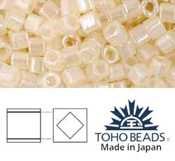 Japanese Toho Seed Beads 3mm Cube Ceylon Lt Ivory TC-03-147