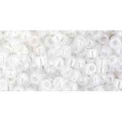 Japanese Toho Seed Beads Tube Round 8/0 Ceylon Snowflake TR-08-141