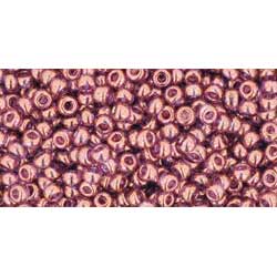Japanese Toho Seed Beads Tube Round 11/0 Gold-Lustered Lilac