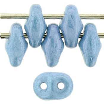 Matubo SuperDuo Seed Bead 2-Hole 5x2mm - Tube - Luster - Opaque Blue 364-25-P14464