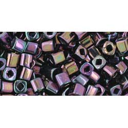 Japanese Toho Seed Beads 3mm Cube Metallic Iris - Purple TC-03-85