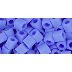 Japanese Toho Seed Beads 4mm Cube Opaque-Frosted Periwinkle TC-04-48LF