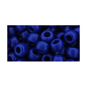 Japanese Toho Seed Beads Tube Round 3/0 Opaque Navy Blue TR-03-48