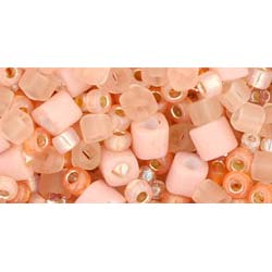 Japanese Toho Seed Beads Mixes Tube Piichi- Peach Mix TX-01-3202