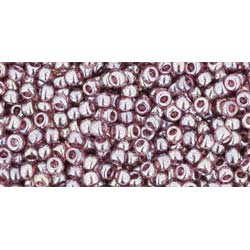 Japanese Toho Seed Beads Tube Round 11/0 Transparent-Lustered Med Amethyst
