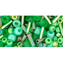 Japanese Toho Seed Beads Mixes Tube Wasabi- Green Mix TX-01-3221