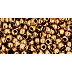 Japanese Toho Seed Beads Tube Round 8/0 Bronze TR-08-221