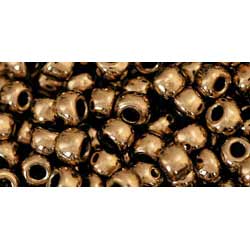 Japanese Toho Seed Beads Tube Round 6/0 Bronze TR-06-221