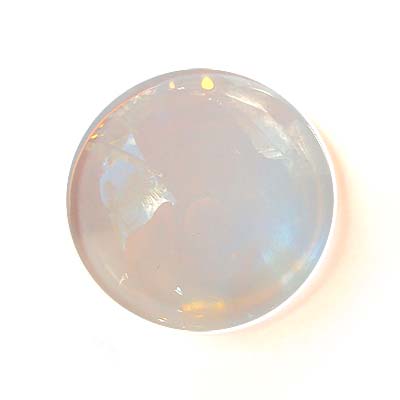 Clear Glass Cabochon Round (10) 30mm