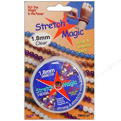 Stretch Magic Cord 1.8mm Clear 3 Metres
