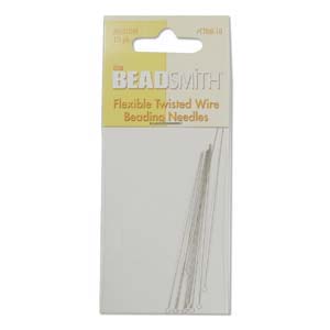 BEADSMITH Flexible Twisted Wire Beading Needles Medium