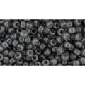 Japanese Toho Seed Beads Tube Round 8/0 HYBRID ColorTrends: Milky - Shark Skin TR-08-YPS0068
