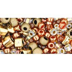 Japanese Toho Seed Beads Mixes Tube Ocha- Bronze Mix TX-01-3205
