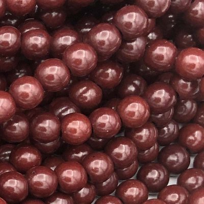 Howlite (Synthetic) Beads Round 8mm (50) Brown