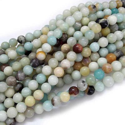 Amazonite Beads Round 8mm - 1 Strand