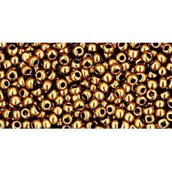 Japanese Toho Seed Beads Tube Round 11/0 Bronze TR-11-221
