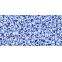Japanese Toho Seed Beads Tube Round 11/0 Ceylon Denim Blue TR-11-917