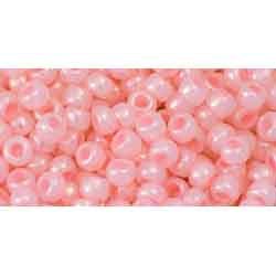 Japanese Toho Seed Beads Tube Round 8/0 Ceylon Innocent Pink TR-08-145