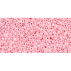 Japanese Toho Seed Beads Tube Round 15/0 Ceylon Innocent Pink TR-15-145